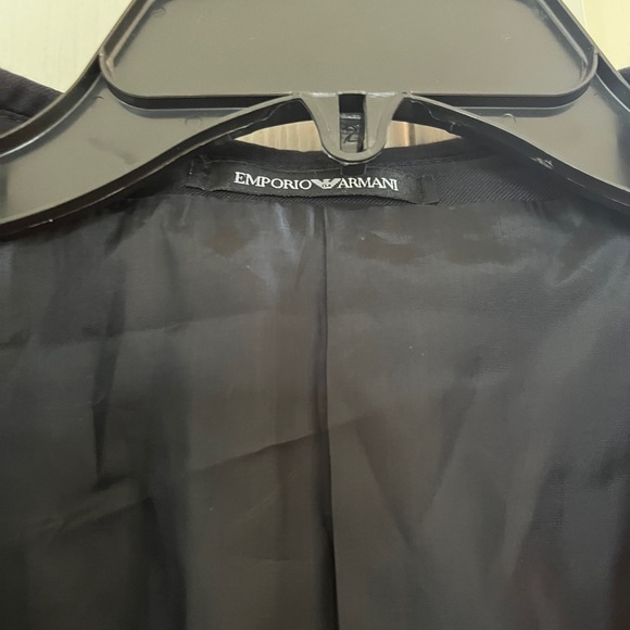 New NWOT Men’s Emporio Armani G-Line Two-Button Slim-Fit Blazer Sz 54 Dark Navy - Picture 5 of 8